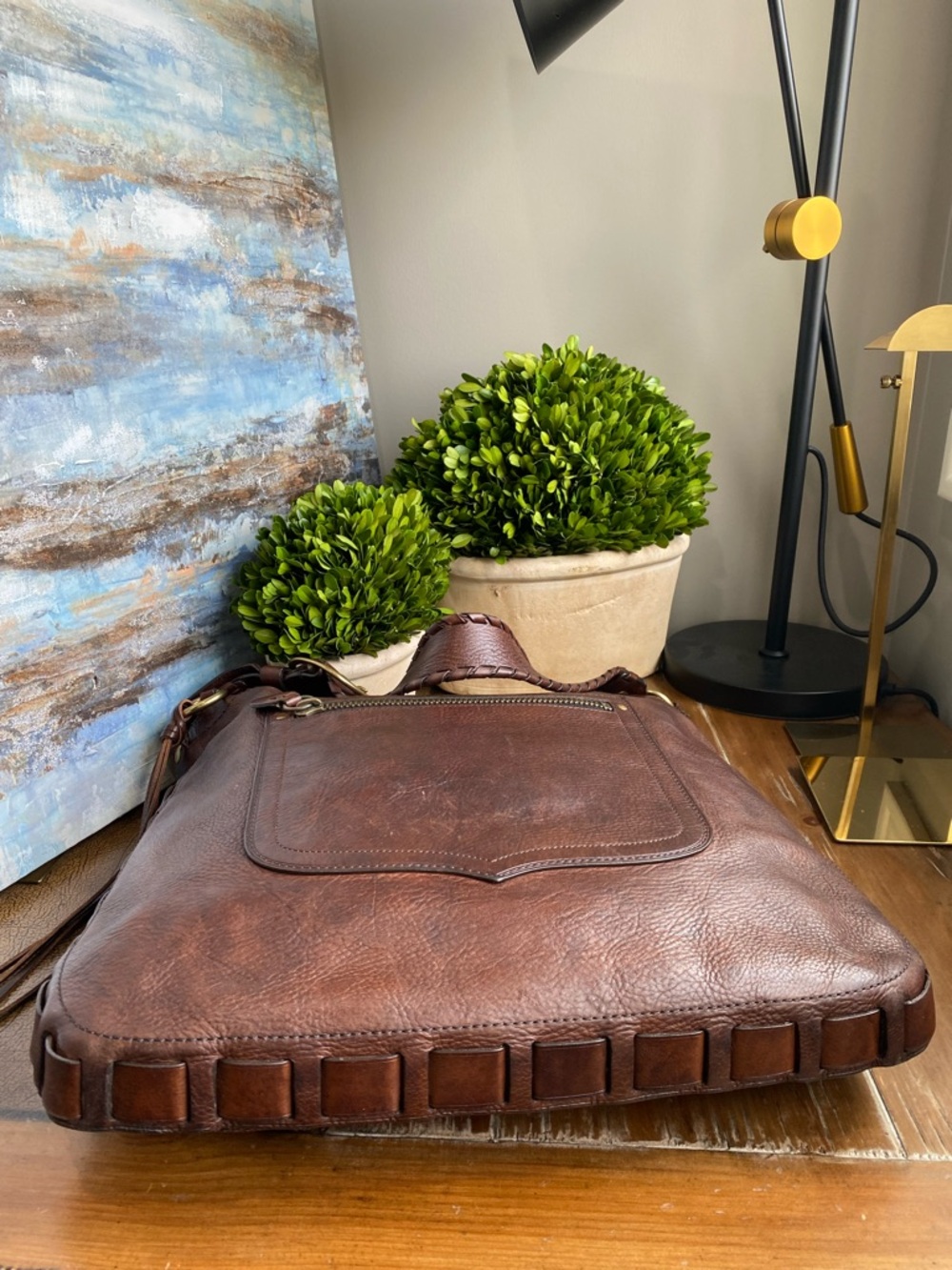 Coach XL Legacy Thompson Tote in Brown - Picture 10 of 17
